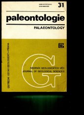 kniha Paleontolgie 31 sborník geologických věd, Ústřední ústav geologický 1990