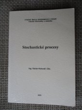 kniha Stochastické procesy, Vysoká škola ekonomická, Fakulta informatiky a statistiky 2002