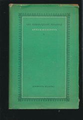 kniha Anna Kareninová 2. díl, SNKLHU  1956