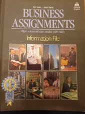 kniha Business Assignments Information File , Oxford 1989