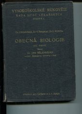 kniha Obecná biologie. Díl první, Melantrich 1934