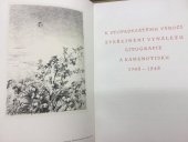 kniha K stopadesátému výročí zveřejnění vynálezu litografie a kamenotisku 1798-1948, ROH, Svaz zaměstn. v průmyslu tisk. a knihař., Kulturní komise. Sekce grafiků 1948