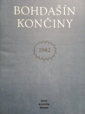 kniha Bohdašín-Končiny 1942 Sborník příspěvků k dějinám protifašistického odboje na Červenokostelecku, Měst. NV 1983