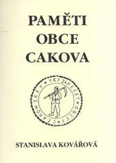 kniha Paměti obce Cakova, Danal 1997