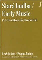 kniha Stará hudba 15/5 = Early music 15/5 : Dvořáková síň : Pražské jaro : 66. mezinárodní hudební festival, Pražské jaro 