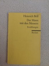 kniha Der mann mit den Messern Erzahlungen reclam, Universal -bibliothek 1989