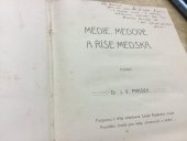 kniha Médie, Médové a říše Médská, J.V. Prášek 