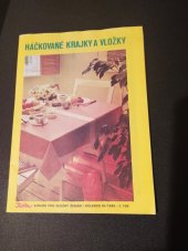 kniha Háčkované krajky a vložky Atelier Květen kolekce III/1985 č.108, Atelier Květen 1985