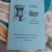 kniha Modlitby k pobožnostem při putování ostatků sv. Václava, Komise Desetiletí duchovní obnovy České biskupské konference 1994