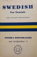 kniha Swedish for tourists with accurate pronunciation, Bonniers 1966