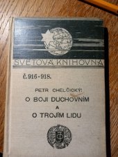 kniha O boji duchovním a trojim lidu, J. Otto 1900