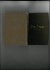 kniha Der Koran, Philipp Reclam 1901