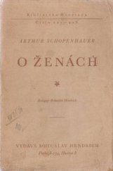 kniha O ženách, Bohuslav Hendrich 1941