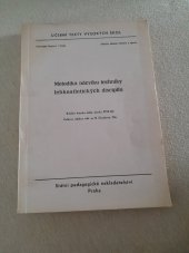 kniha Metodika nácviku techniky lehkoatletických disciplín Určeno pro posl. fak. tělesné vých. a sportu, SPN 1966