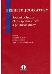 kniha Přehled judikatury soudní ochrana člena spolku, církve a politické strany, Wolters Kluwer 2011