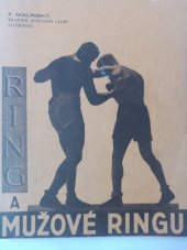 kniha Ring a mužové ringu, A. Reinwart 1930