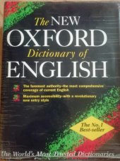 kniha The New Oxford Dictionary of English, Oxford University Press 1999