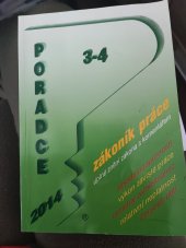 kniha Poradce 3-4 Zákoník práce 2014 Úplné znění zákona s komentářem 2014, Poradce s.r.o. 2013