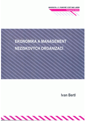 kniha Ekonomika a management neziskových organizací, Univerzita Jana Evangelisty Purkyně 2012