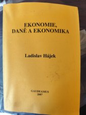 kniha Ekonomie, daně a ekonomika, Gaudeamus 2007