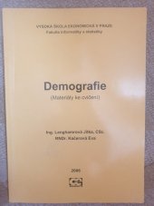 kniha Demografie (materiály ke cvičení), Oeconomica 2006