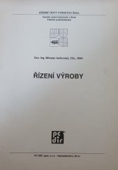 kniha Řízení výroby, PC-DIR 1998