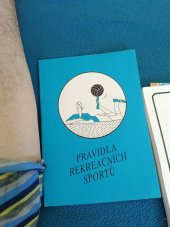 kniha Pravidla rekreačních sportů, Sportpropag 1988