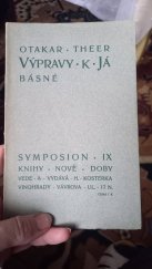 kniha Výpravy k Já básně, Kosterka 1900