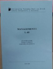 kniha Management I, Univerzita Tomáše Bati ve Zlíně 2008