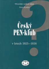 kniha Český PEN-klub v letech 1925-1938, Libri 2003