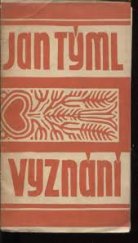 kniha Vyznání verše : [druhá sbírka básní], Rudolf Rejman 1931