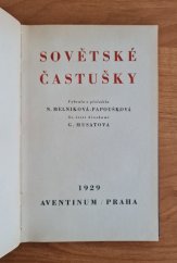 kniha Sovětské častušky, Aventinum 1929