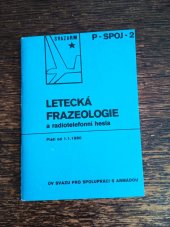 kniha Letecká frazeologie a radiotelefonní hesla, Svazarm 1979