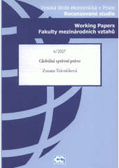 kniha Globální správní právo, Oeconomica 2007