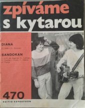 kniha Zpíváme s kytarou 470, Supraphon 1983