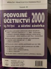 kniha Podvojné účetnictví a účetní závěrka., Trizonia 2000