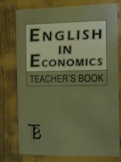 kniha English in economics teacher's book, Karolinum  1997