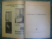 kniha Elektřina v domácnosti, Čes. energetické závody 1979