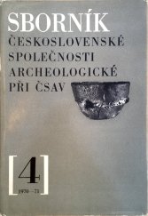 kniha Sborník Československé společnosti archeologické při ČSAV. 4. [sv.]., Blok 1971