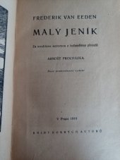 kniha Malý Jeník, Neumannová 1919