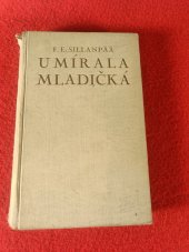 kniha Umírala mladičká, F. Topič 1937