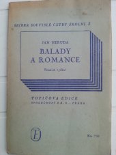 kniha Balady a romance, Topičova edice 1946