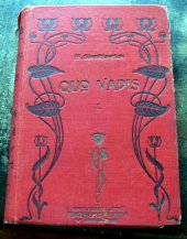 kniha Quo vadis? román z doby Neronovy, E. Beaufort 1902