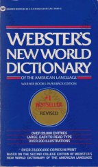 kniha Webster´s New World Dictionary of American English, Warner Books 1983