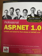 kniha Profesional ASP.NET 1.0 Special Edition Updated And tested release , Wrox 2002