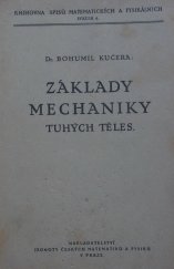 kniha Základy mechaniky tuhých těles, Jednota českých matematiků a fysiků 1921