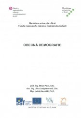 kniha Obecná demografie, Mendelova univerzita v Brně 2013