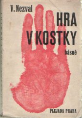 kniha Hra v kostky básně 1927 a 1928, Rudolf Škeřík 1929