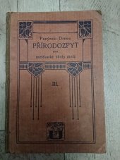 kniha Panýrkův Přírodozpyt pro občanské školy dívčí třetí stupeň, Česká grafická Unie 1913