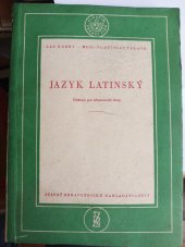 kniha Jazyk latinský Učebnice pro zdravotnické školy, SZdN 1957